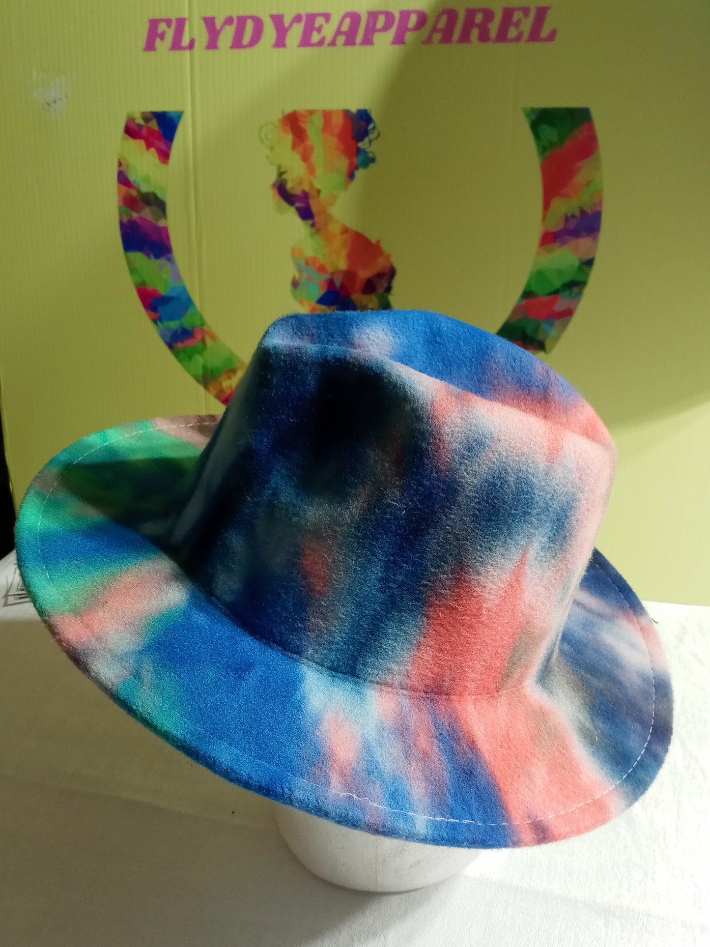 Tie-Dye Fedora Hat