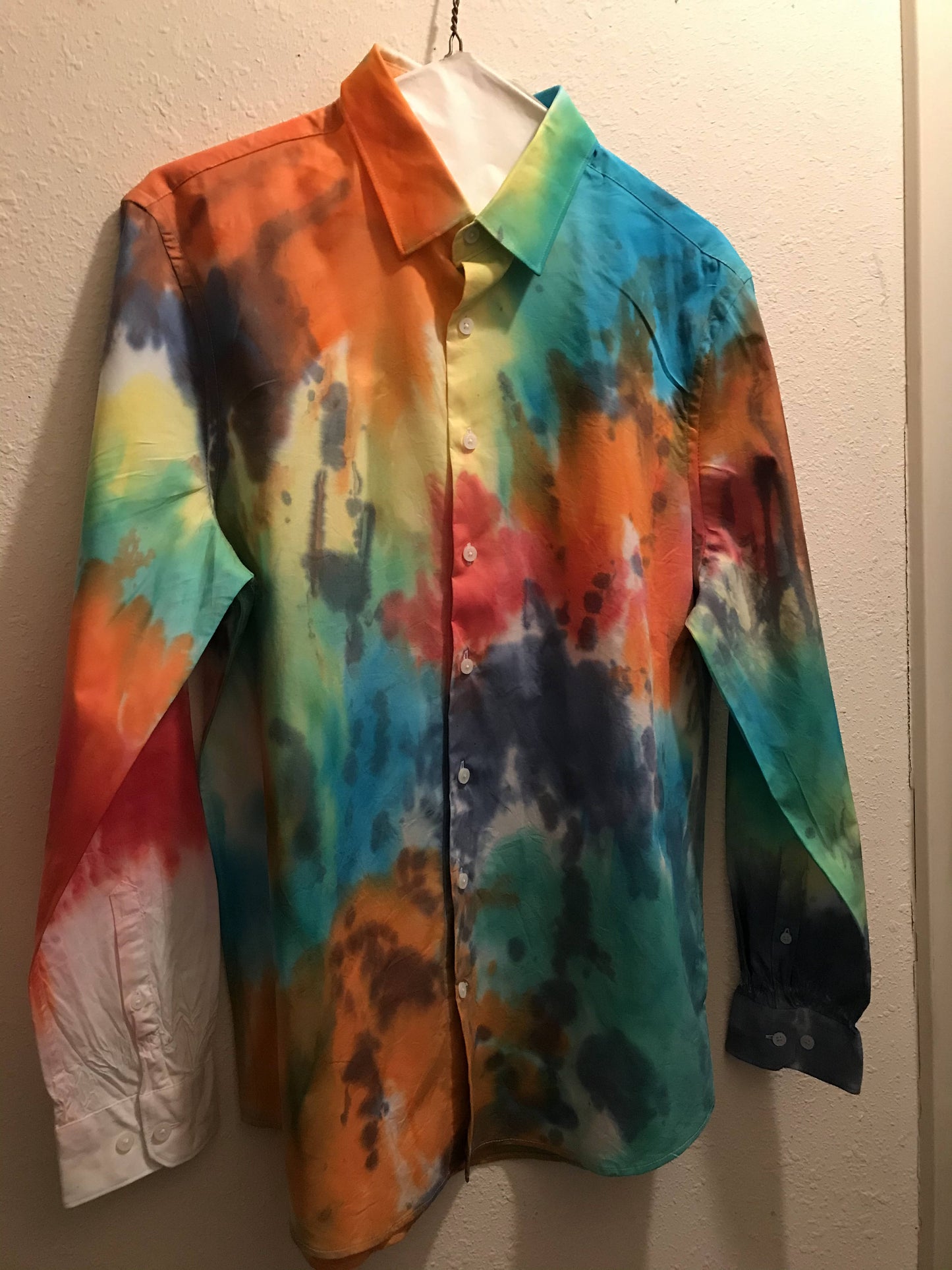 Button Down Tie-Dye Shirt